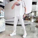 メンズ セットアップ 紳士服 サマーウェア 2点セット シャツ Tシャツ 半袖 ショートパンツ 夏 スポーツ ファッション カジュアル 英文字プリント