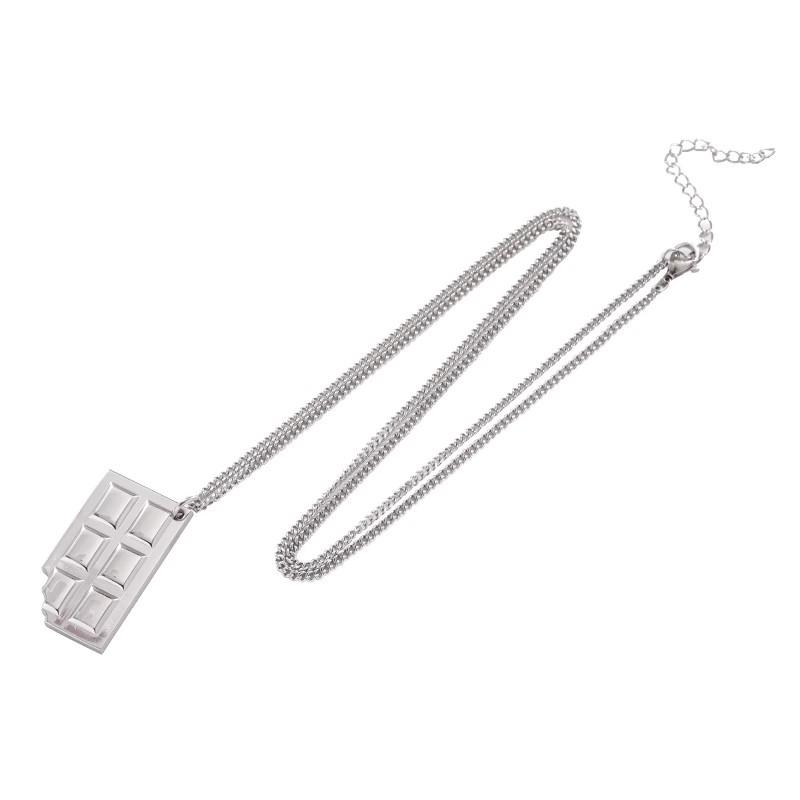 ネックレス チョコレート チタン鋼 個性 メンズ レディース ストリート シンプル アクセサリー おしゃ..