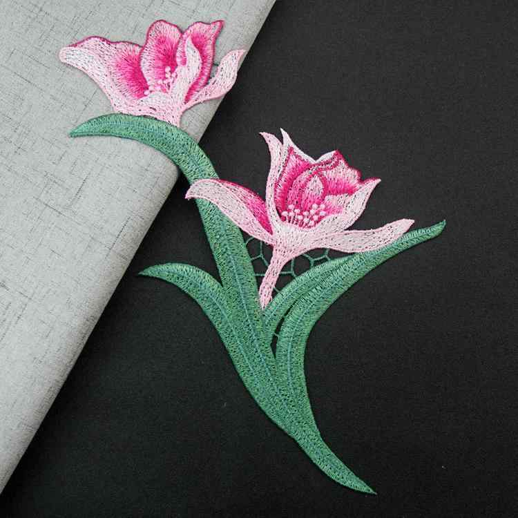 アップリケ DIY素材 チャイナ風 刺繍 布パッチ 穴カバー 装飾 ワッペン 手芸 ハンドメイド リメイク ファブリックデコ 衣服修繕 アクセサリー 花柄モチーフ