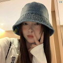 バケット ハット 帽子 カジュアル お出かけ レディース レトロ デニム フィッシャーマン ハット 女性用 春 夏 つば 広 日焼け防止 かわいい
