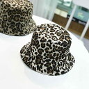 レディース シック ヒョウ柄 無地 リバーシブル バケットハット 春秋 カジュアル おしゃれ 万能 帽子 日よけ