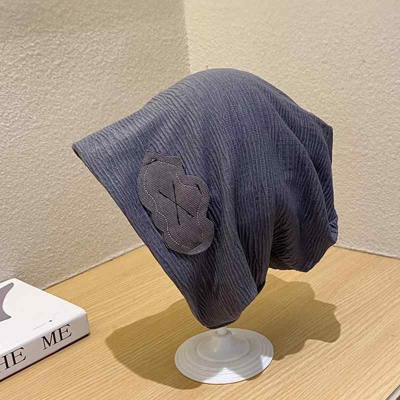 レディース ゆるい パイル帽子 シンプル 無地 プルオーバー 防寒 カジュアル ベーシック キャップ おしゃれ