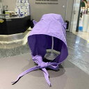 帽子 小悪魔 ストラップ 速乾 日焼け防止 女性用 薄型 猫耳 保護 ターバン ハット 春夏 かわいい おしゃれ