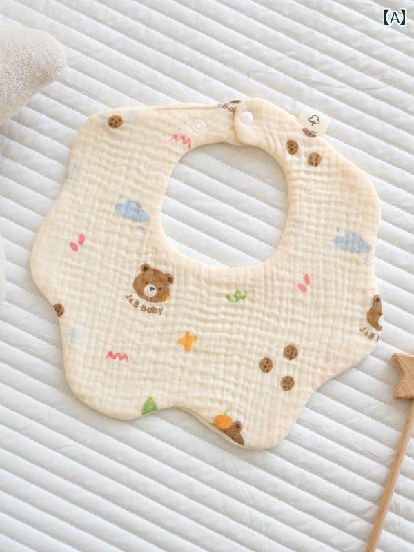 よだれかけ スタイ 新生児 ベビー 赤ちゃん用品 かわいい カラフル アニマル モチーフ 柄物 スカラップ..