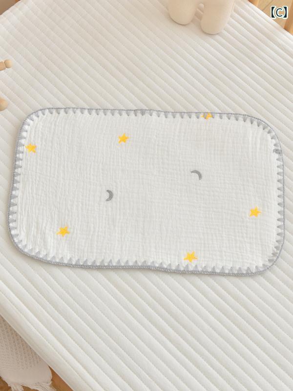 ベビー 赤ちゃん用品 新生児 枕 パッド タオル フラット ピロー 快適 柄物 アニマル モチーフ かわいい おしゃれ クッション