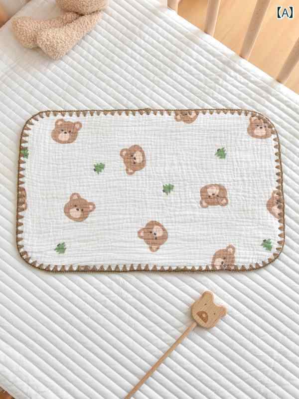 ベビー 赤ちゃん用品 新生児 枕 タオル クッション フラット ピロー 快適 柄物 アニマル モチーフ かわいい おしゃれ