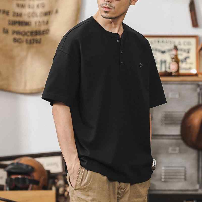 ポロシャツ アメリカン Tシャツ メンズ 半袖 夏 レトロ シャツ コットン 大きいサイズ 通気性 綿 刺繡 ..