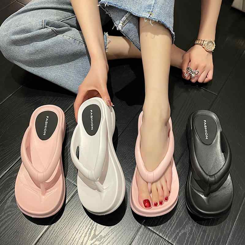 レディース 韓国 ビーチ サンダル 夏 アウターウェア シーサイド サンダル ビーチ 厚底 脚長効果 スタ..