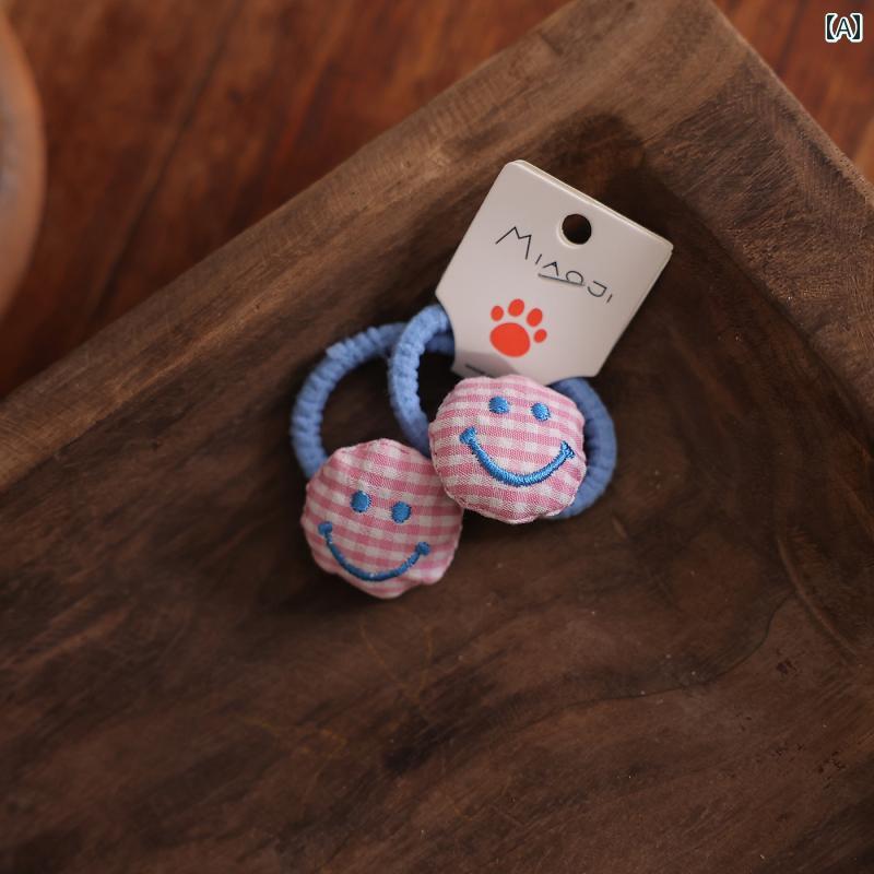 ヘアゴム キッズ 子供服 ベビー服 赤ちゃん用 ヘアアクセサリー 小物 レトロ かわいい おしゃれ 夏 ゴ..