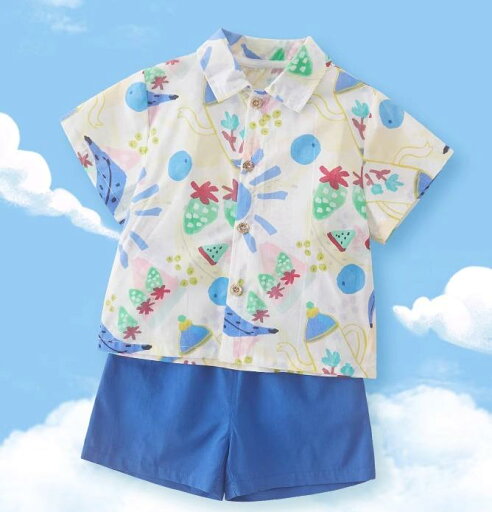 ベビー服 男の子 サマースーツ ツーピース シャツ パンツ 夏 ギフト キュート 幼児服 ベビー服 男の子 サマースーツ ツーピース シャツ パンツ 夏 ギフト キュート 幼児服