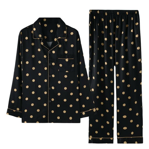 パジャマ メンズ 春秋 冷感 長袖 ホームウェア 服 薄手 大きめサイズ ドット シンプル ウエストゴム パジャマ メンズ 春秋 冷感 長袖 ホームウェア 服 薄手 大きめサイズ ドット シンプル ウエストゴム