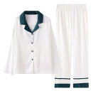 カップル パジャマ 春夏秋 冷感 長袖 レディース ファッション 薄手 メンズ ホームウェア 服 セット
