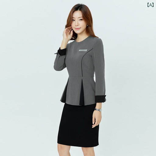春夏 女性用 ホテル 作業着 レディース 清涼感 Aラインスカート 美容室 ユニフォーム 技術者 スリム 長袖 保健センター フロント 受付 春夏 女性用 ホテル 作業着 レディース 清涼感 Aラインスカート 美容室 ユニフォーム 技術者 スリム 長袖 保健センター フロント 受付