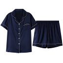 パジャマ ルームウェア ナイトウェア 冷感 レディース 夏 半袖 薄手 ハイエンド ホームウェア セット