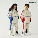 子供用 スキーウェア ファッション セットアップ 韓国 ストリート トレンド カジュアル キッズ ロゴ入り 雪遊び アウトドア 通気性 防水