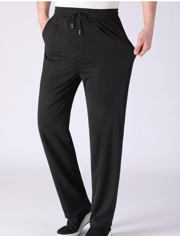 メンズ 紳士服 ズボン パンツ ボトム カジュアル スポーティー シンプル デイリー リラックス ミドルエイジ 夏 薄手 シニア ウエストゴム