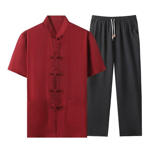 シャツ トップス パンツ ズボン セットアップ 半袖 メンズ おしゃれ ファッション カジュアル 夏 リネン スタンドカラー 唐装 チャイナ風 レトロ 大きいサイズ シャツ トップス パンツ ズボン セットアップ 半袖 メンズ おしゃれ ファッション カジュアル 夏 リネン スタンドカラー 唐装 チャイナ風 レトロ 大きいサイズ