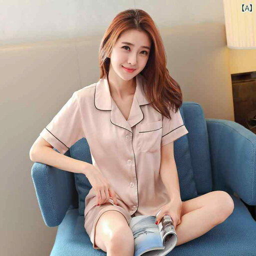 パジャマ ルームウェア レディース 夏 半袖 ショートパンツ 冷感 ツーピース 韓国 シンプル 薄手 上品 大きいサイズ スーツ パジャマ ルームウェア レディース 夏 半袖 ショートパンツ 冷感 ツーピース 韓国 シンプル 薄手 上品 大きいサイズ スーツ