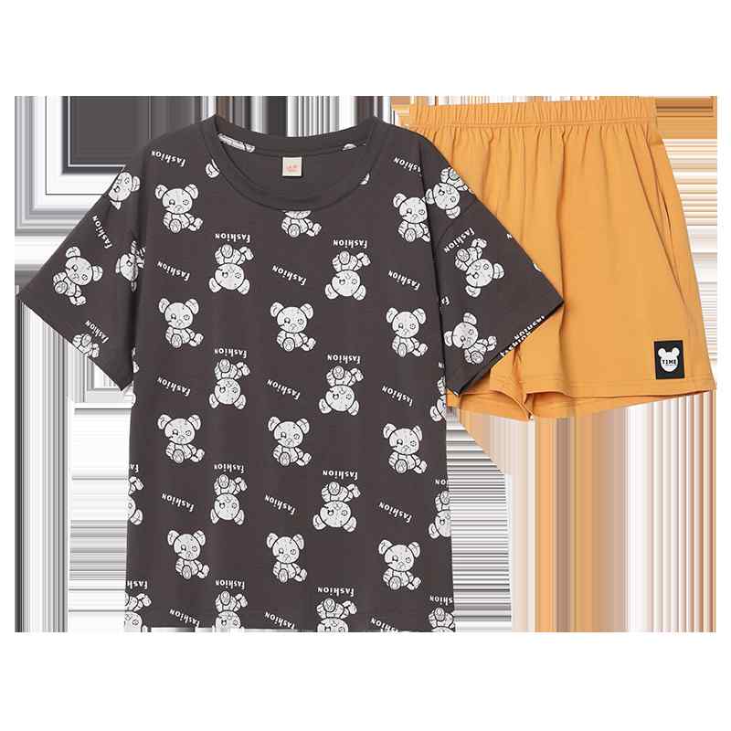 夏 レディースパジャマ 半袖 ショートパンツ 薄手 コットン製 向け 大きいサイズ セットアップ