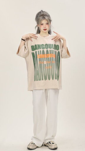 レディース アメリカ レトロ ストリート Tシャツ 夏 スエード Tシャツ 半袖 ラウンドネック レディース アメリカ レトロ ストリート Tシャツ 夏 スエード Tシャツ 半袖 ラウンドネック