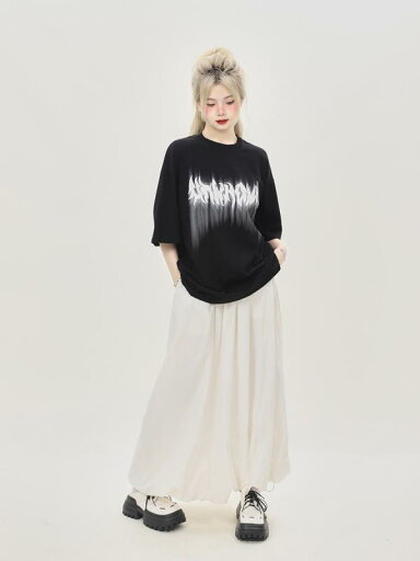 レディース アメリカ ストリート バックトップス 蝶 プリント Tシャツ 半袖 夏 チャイナ風 レディース アメリカ ストリート バックトップス 蝶 プリント Tシャツ 半袖 夏 チャイナ風
