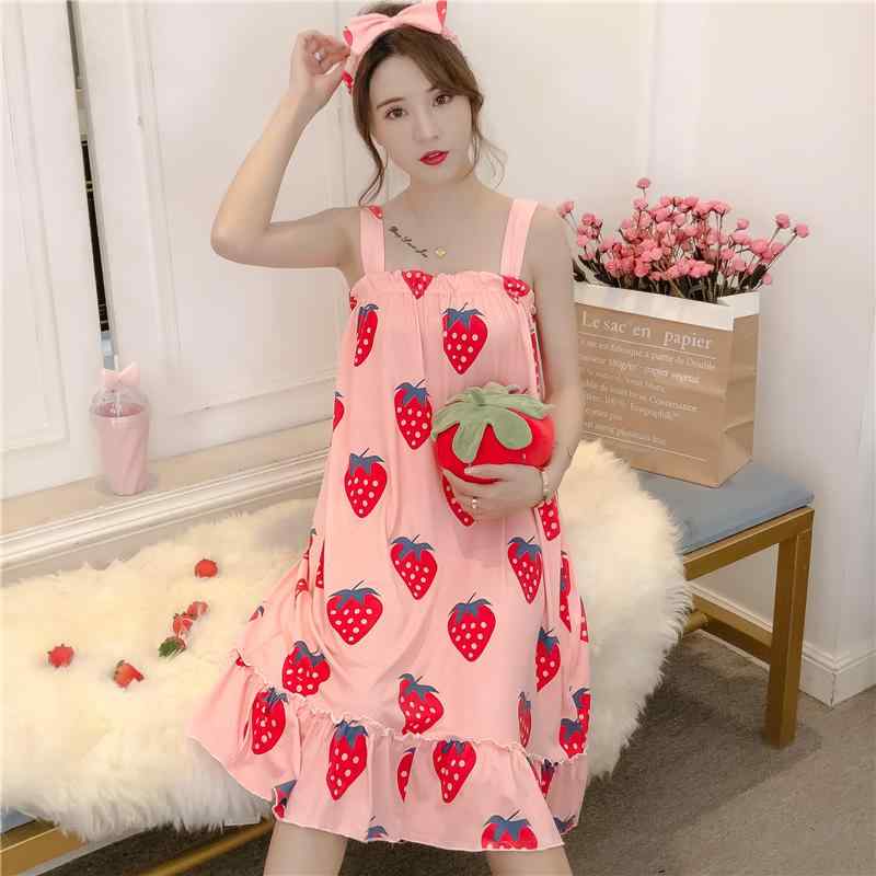 パジャマ レディース ナイトウェア ネグリジェ 夏 ノースリーブ ベスト 薄手 かわいい 魅惑的 サスペンダー 韓国 さわやか 学生 アウターウェア ホーム 服