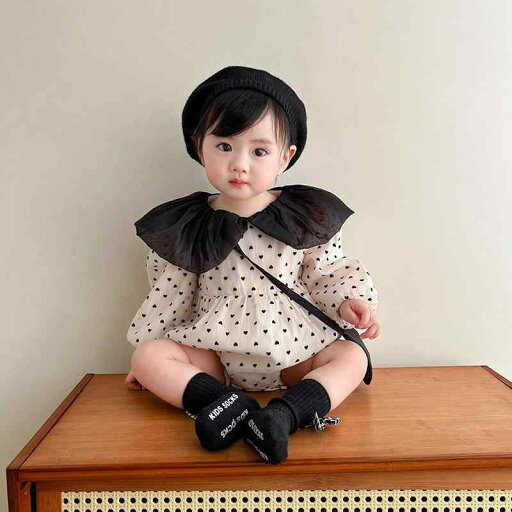 赤ちゃん プリンセス 愛 ビッグ ハーネス 長袖 カバー 服 女 秋服 ロンパース スーツ 春秋 ハート柄 かわいい 赤ちゃん プリンセス 愛 ビッグ ハーネス 長袖 カバー 服 女 秋服 ロンパース スーツ 春秋 ハート柄 かわいい