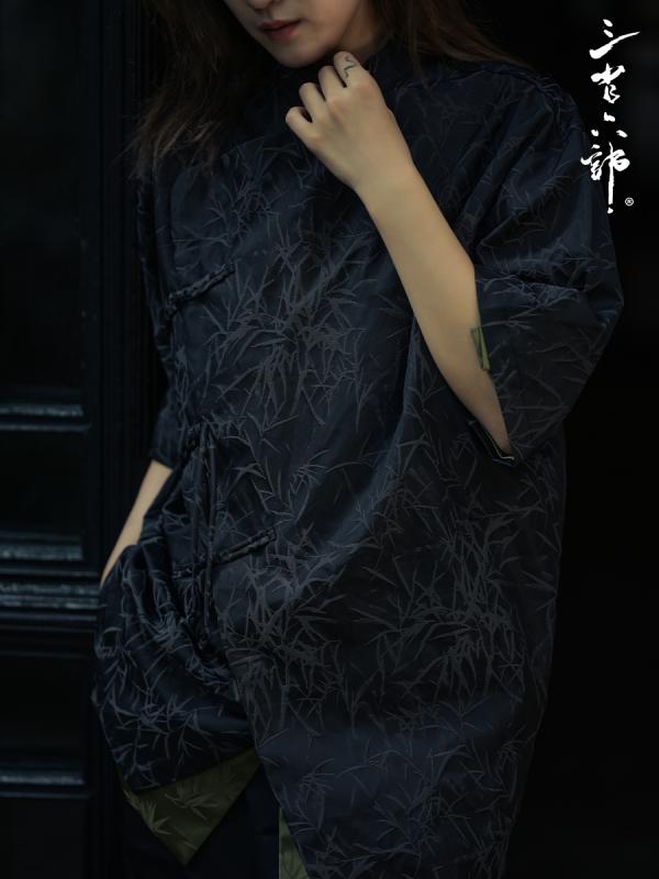 ジャケット トップス アウター シャツ 半袖 レトロ 夏 中国風 花 フラワー 夏 レジャー