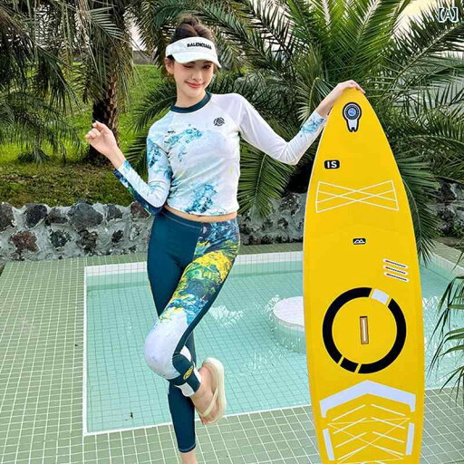 女性用 韓国 セパレート ウェットスーツ 長袖 パンツ 日焼け防止 速乾 水着 ラッシュガード サーフィン シュノーケリング スリミング 女性用 韓国 セパレート ウェットスーツ 長袖 パンツ 日焼け防止 速乾 水着 ラッシュガード サーフィン シュノーケリング スリミング