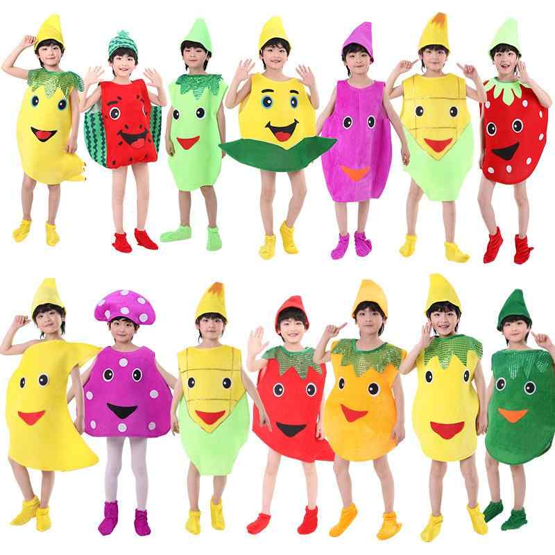 子供用 キッズウェア ハロウィン 仮装 コスチューム 野菜 ベジタブル カラフル ユニーク おもしろ ユー..