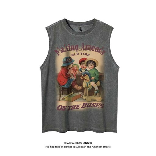 メンズ レディース ノンスリ Tシャツ アメリカ キャラクター 子供用 プリント ベスト カジュアル 綿 夏 ノースリーブトップス かっこいい メンズ レディース ノンスリ Tシャツ アメリカ キャラクター 子供用 プリント ベスト カジュアル 綿 夏 ノースリーブトップス かっこいい