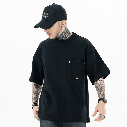 Tシャツ メンズ カジュアル おしゃれ ポケット シャツ オーバーサイズ ゆったり シンプル 半袖 夏 綿 半袖 夏 無地 シンプル 合わせやすい 高汎用性 Tシャツ メンズ カジュアル おしゃれ ポケット シャツ オーバーサイズ ゆったり シンプル 半袖 夏 綿 半袖 夏 無地 シンプル 合わせやすい 高汎用性