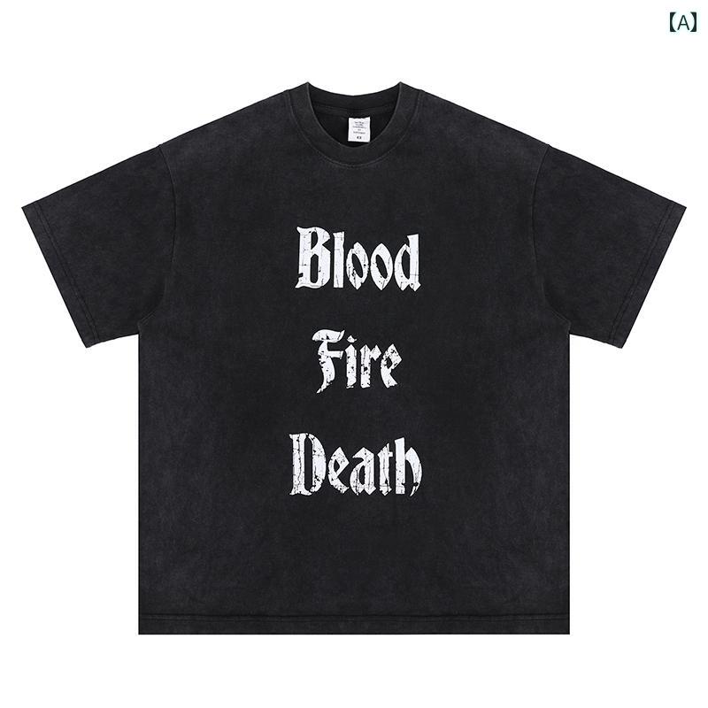 男性 プリント Tシャツ 半袖 大きいサイズ メンズ 夏 ラウンドネック カジュアル