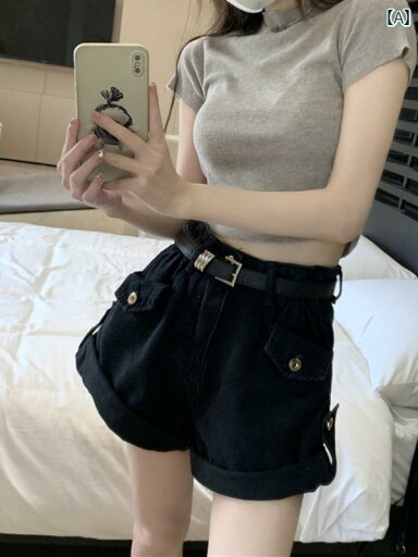 ショートパンツ レトロ ガール デニム ショート パンツ レディース 夏 ハイウエスト スリム Aライン ワイドレッグ ホットパンツ ウォッシュ加工 ショートパンツ レトロ ガール デニム ショート パンツ レディース 夏 ハイウエスト スリム Aライン ワイドレッグ ホットパンツ ウォッシュ加工
