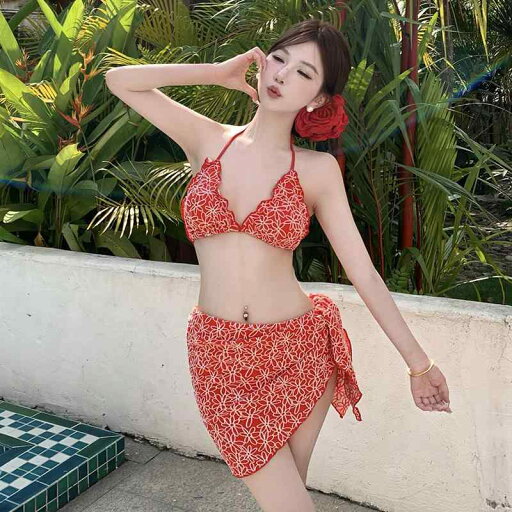 水着 レディース 華やか ハイエンド ビキニ セパレート スリーピース 3点セット リゾート 明るい 花モチーフ エレガント ポップ カラフル 旅行 水着 レディース 華やか ハイエンド ビキニ セパレート スリーピース 3点セット リゾート 明るい 花モチーフ エレガント ポップ カラフル 旅行