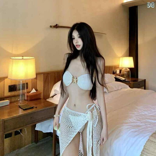水着 ビキニ 3点セット シンプル セパレート モノトーン ホワイト ビーチ エレガント ロング セクシー スリーピース 大人っぽい レディース 水着 ビキニ 3点セット シンプル セパレート モノトーン ホワイト ビーチ エレガント ロング セクシー スリーピース 大人っぽい レディース