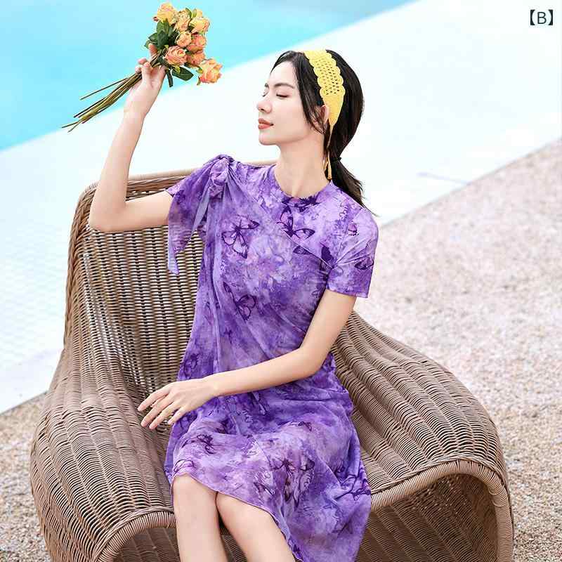 水着 ビキニ レディース セパレート 3点セット 短パン 花柄 フローラル フェミニン 鮮やか リゾート カバーアップ スリーウェイ 半袖 トップス 3