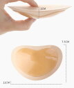 胸パッド スポンジ 粘着 肌色 厚手 アーティファクト サイズ 調整可能 通気性 軽量 柔らかい 防水 カジュアル レディース ビキニ 水着 スポーツ 下着 補...