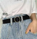 ベルト レディース カジュアル おしゃれ 韓国 パンチ フリー 耐久性 ラウンド バックル キャンバス メンズ トレーニング ジーンズベルト