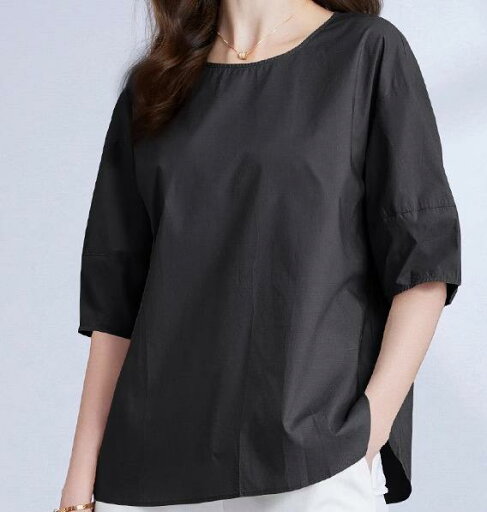 レディース トップス 半袖 五分袖 大きいサイズ ゆったり 黒 薄茶 Tシャツ ラウンドネック 高級感 細かい プリーツギャザー ドレープ スリミング 瘦せ見せ 上品 エレガント 大人カジュアル 快適 レディース トップス 半袖 五分袖 大きいサイズ ゆったり 黒 薄茶 Tシャツ ラウンドネック 高級感 細かい プリーツギャザー ドレープ スリミング 瘦せ見せ 上品 エレガント 大人カジュアル 快適