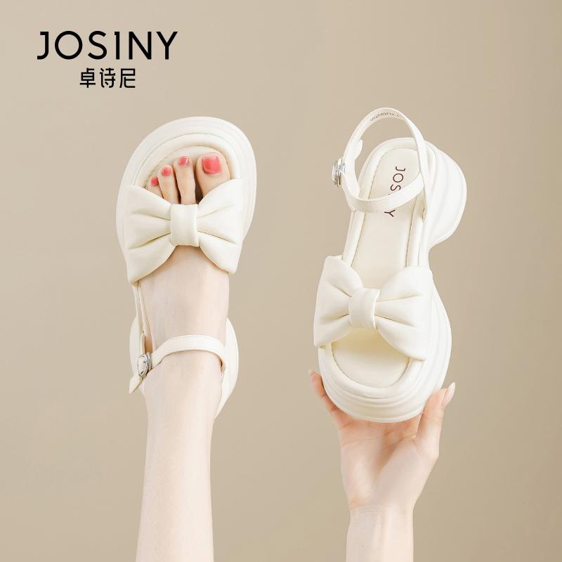 レディース サンダル 厚底 夏 アウトドア リボン カジュアル フェミニン かわいい ファッション リゾート ビーチ ソフトレザー おしゃれ デート