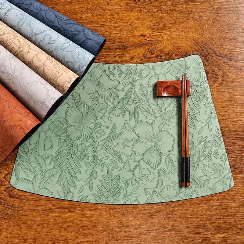 ランチョンマット テーブルウェア クロス ディナー ランチ 耐水 レストラン ホテル ユニーク おしゃれ カジュアル レザー インテリア 優雅 上品