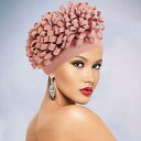 女性用 ヘアキャップ 帽子 エレガント フラワー ラインストーン ヘッドアクセサリー ハイファッション レディース 派手 目立つ 個性的