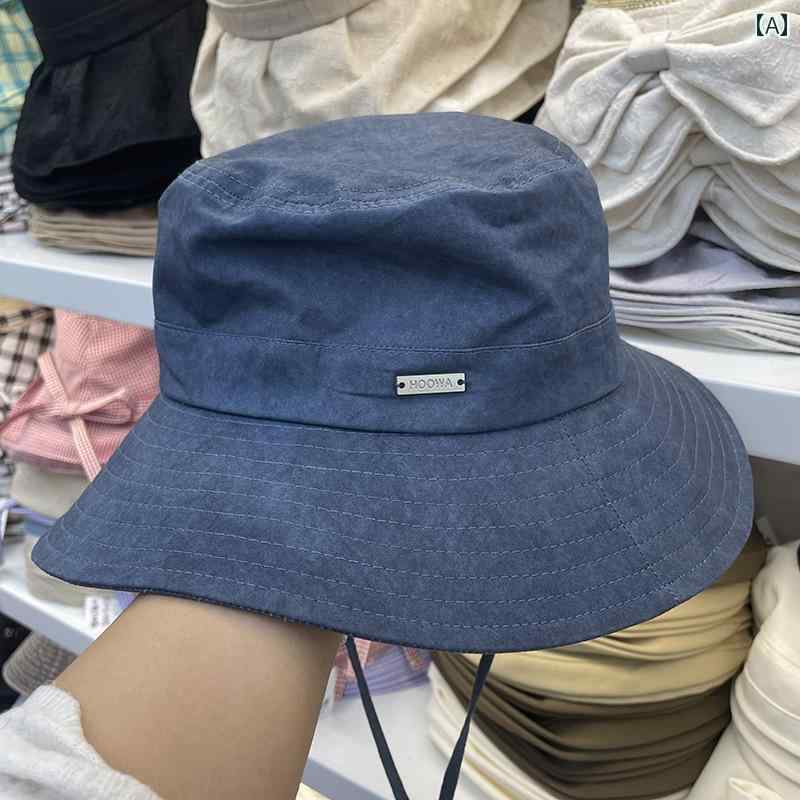 帽子 韓国 レディース 春夏 アウトドア ハイキング つば広 フィッシャーマン ハッ...