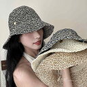 麦わら帽子 レディース 夏 通気性がいい バケットハット アウトドア 紫外線カット 日焼け防止 シンプル カジュアル
