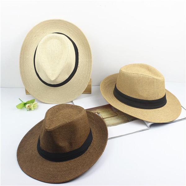 中折れハット 海辺 旅行 メンズ 夏用 サンハット アウトドア ビーチ バケーション 麦わら帽子 シンプル 軽量 カジュアル おしゃれ