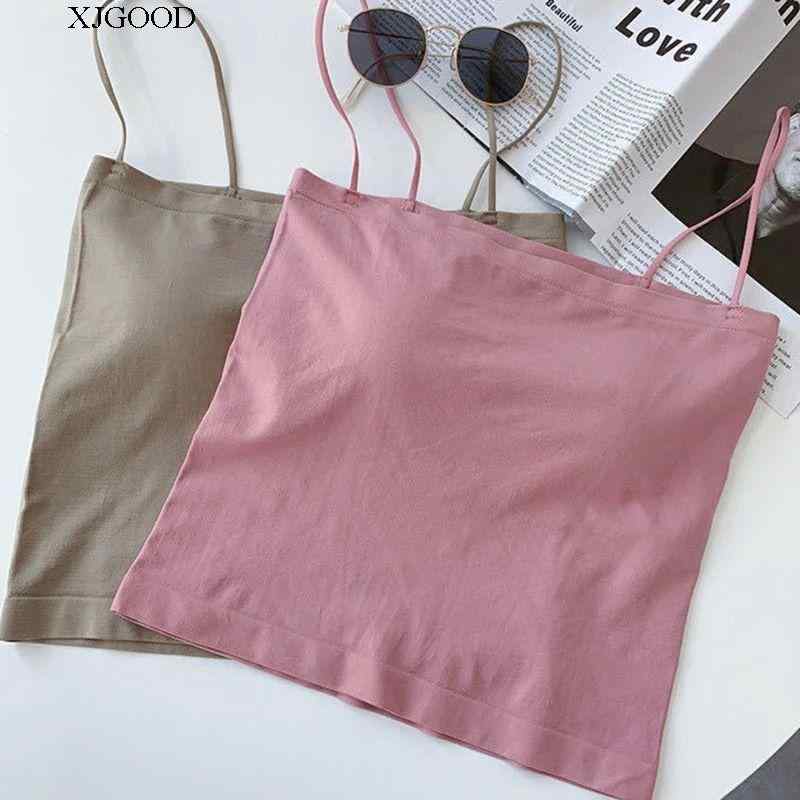 レディース ショルダーストラップ スリミング キャミソール チューブトップ カジュアル フェミニン シ..