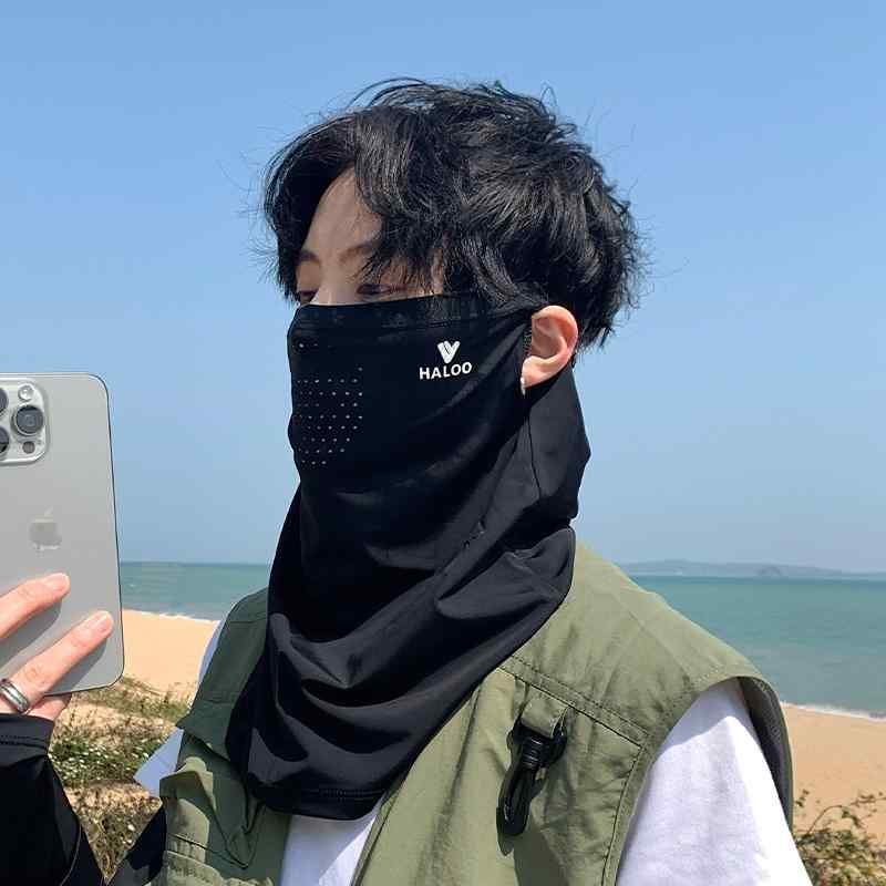 フェイスカバー 夏 男性 女性 冷感 日焼け防止 マスク 通気性 紫外線 カット サイクリング ネック ベー..