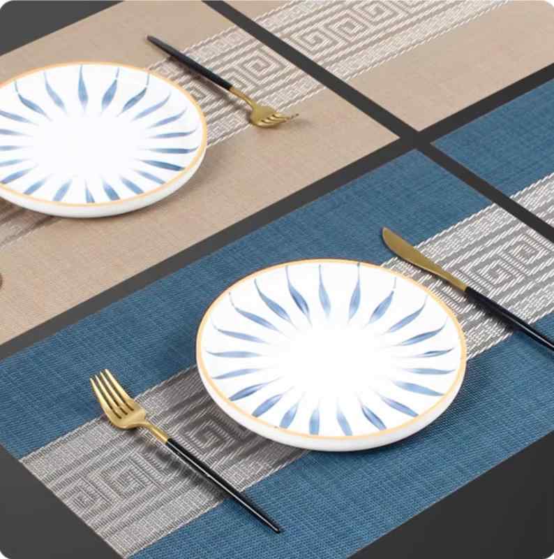 チャイナ風 ランチョン テーブル マット クロス レトロ おしゃれ カジュアル モダン 防汚 キッチン ファブリック シック 洗える ビジネス 食卓 下敷き