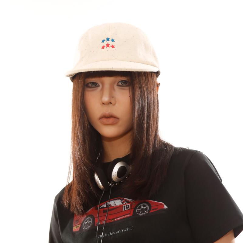 キャップ 帽子 カジュアル 日よけ ストリート 刺繍 ソフト トップ ベースボール 男女兼用 レジャー ド..